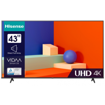 Hisense 43A6K Smart TV 43" 4Κ Ultra HD DLED